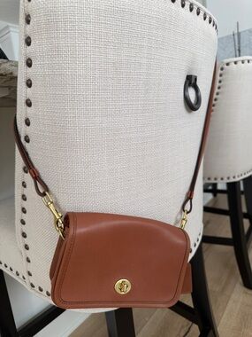 Leather Crossbody Bag in Brown - limited edition